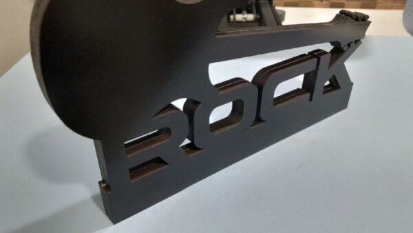 Display de mesa na forma do letreiro Rock em MDF (Modelo 01) - Imagem 5