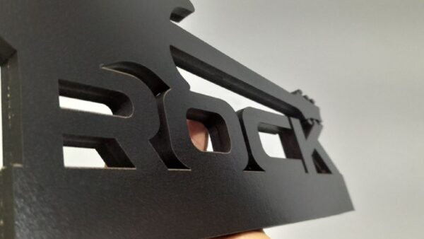 Display de mesa na forma do letreiro Rock em MDF (Modelo 01) - Imagem 6