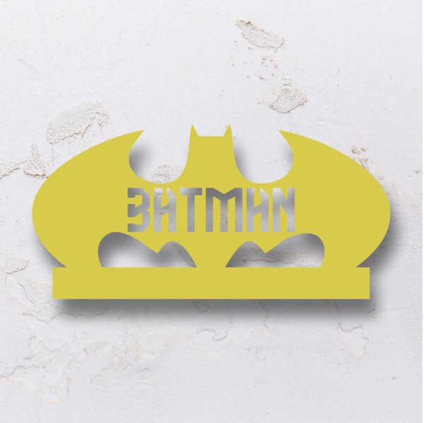 Display de mesa na forma do Batman em MDF (Modelo 01) - Imagem 2