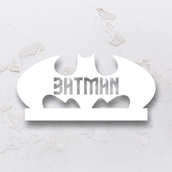 Display de mesa na forma do Batman em MDF (Modelo 01) - Imagem 5