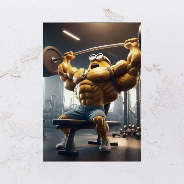 Quadro adesivado na forma do Minions em MDF - Imagem 3
