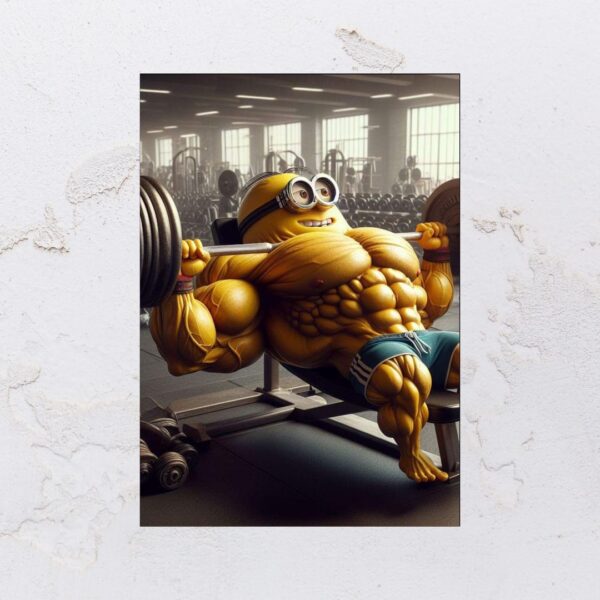 Quadro adesivado na forma do Minions em MDF - Imagem 6
