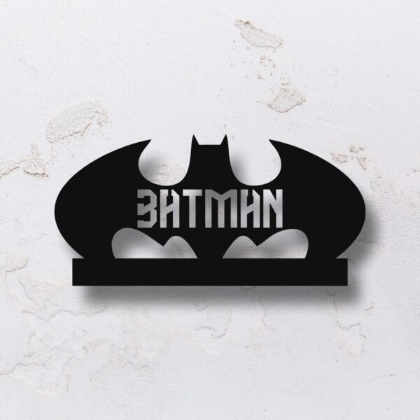 Display de mesa na forma do Batman em MDF (Modelo 01)