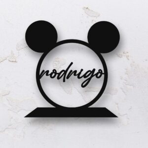 Display de mesa na forma do Mickey em MDF (Modelo 02)