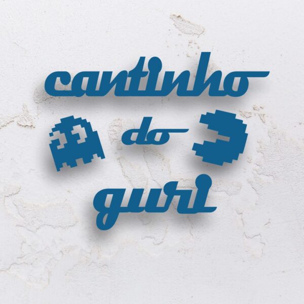 Letreiro decorativo vazado cantinho do guri em MDF (Modelo 01) - Imagem 4