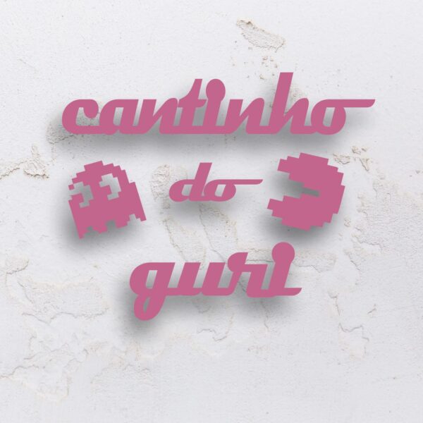 Letreiro decorativo vazado cantinho do guri em MDF (Modelo 01) - Imagem 7