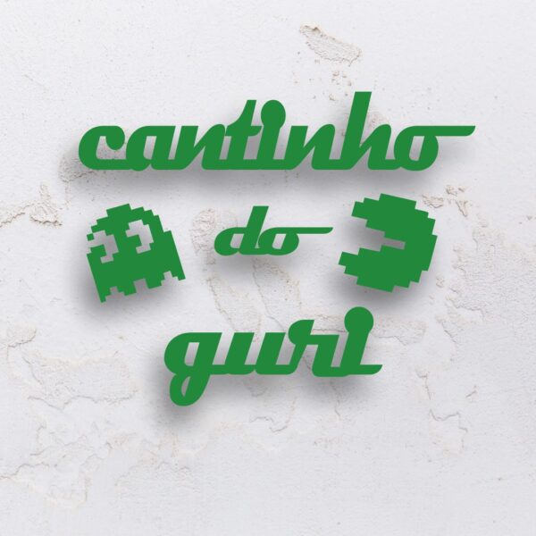Letreiro decorativo vazado cantinho do guri em MDF (Modelo 01) - Imagem 8