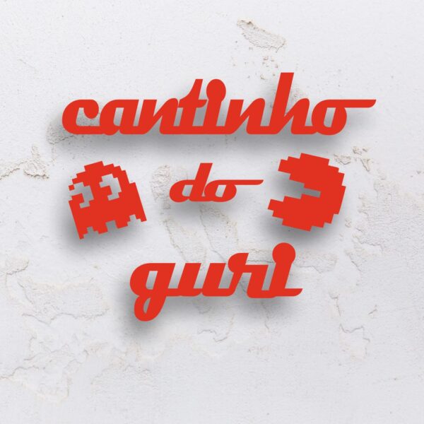 Letreiro decorativo vazado cantinho do guri em MDF (Modelo 01) - Imagem 9