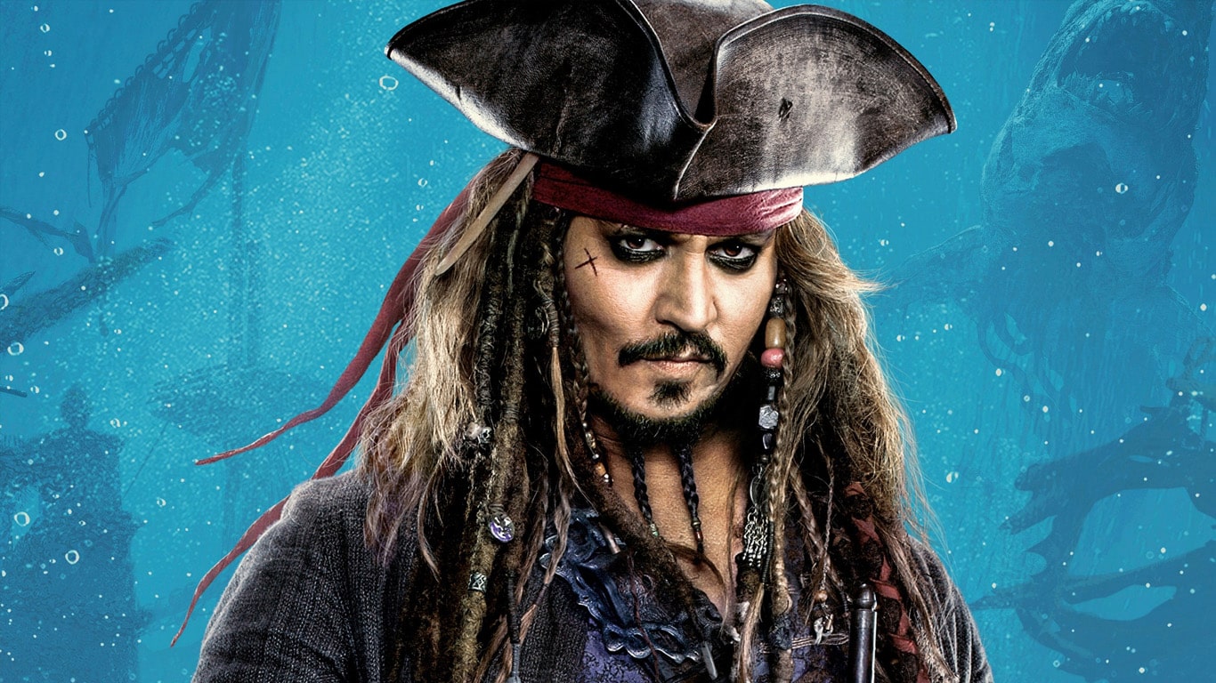 Johnny-Depp-Jack-Sparrow-1 Johnny Depp pode voltar como Jack Sparrow em novo filme de Piratas do Caribe, diz site; Disney estaria em negociação