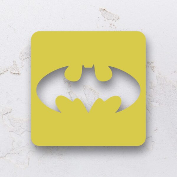 Quadro vazado na forma do Batman em MDF (Modelo 01) - Imagem 2