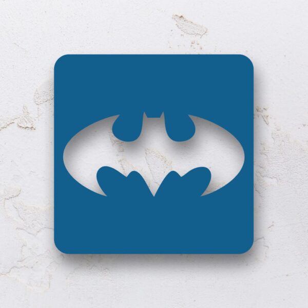 Quadro vazado na forma do Batman em MDF (Modelo 01) - Imagem 3
