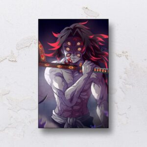 Quadro adesivado na forma do Kimetsu no Yaiba