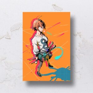 Quadro adesivado na forma do The God of High School em MDF (Modelo 01)