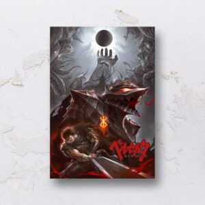 Quadro adesivado na forma do Berserk em MDF (Modelo 01)