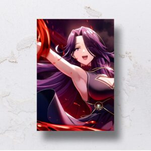 Quadro adesivado na forma do Eminence in Shadow em MDF (Modelo 01)