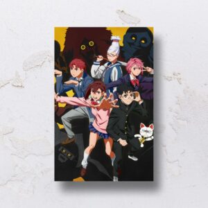 Quadro adesivado na forma do DandaDan em MDF (Modelo 01)