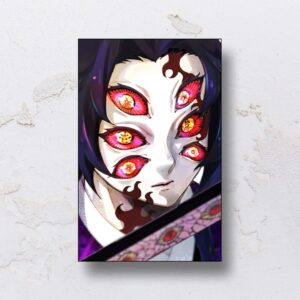 Quadro adesivado na forma do Kimetsu no Yaiba