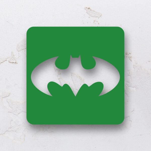 Quadro vazado na forma do Batman em MDF (Modelo 01) - Imagem 8