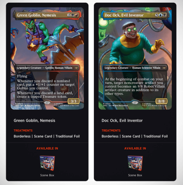 image-8 Novo Conjunto de Cartas do Homem-Aranha Chega ao Magic: The Gathering em Setembro