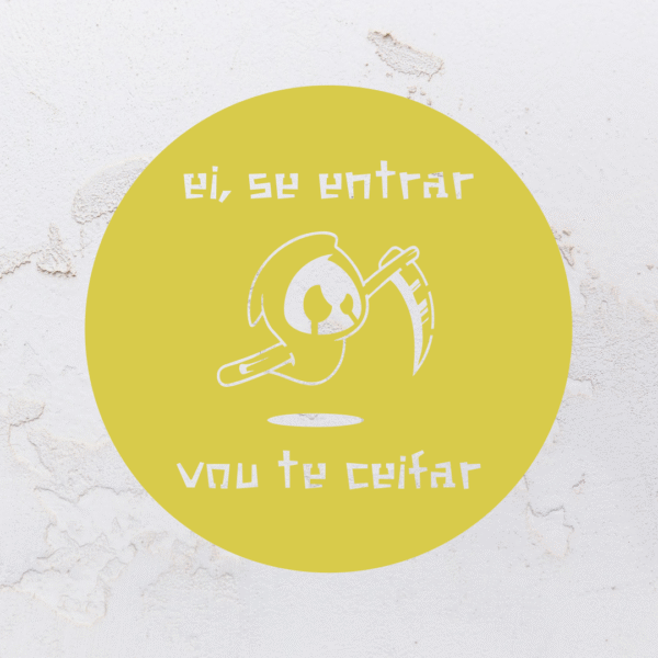 Quadro vazado na forma de um fantasma em MDF (Modelo 01) - Imagem 2