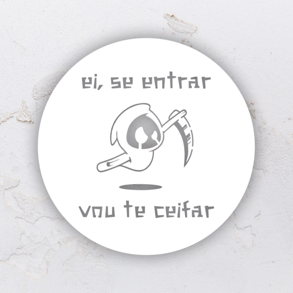 Quadro vazado na forma de um fantasma em MDF (Modelo 01) - Imagem 5