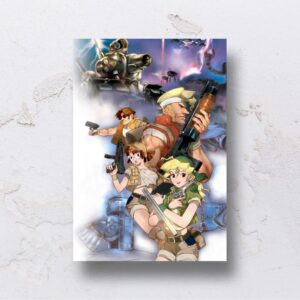 Quadro adesivado na forma do Metal Slug em MDF (Modelo 01)