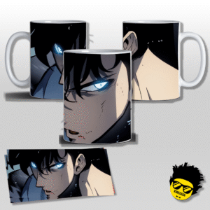 Caneca de porcelana na forma do Solo Leveling