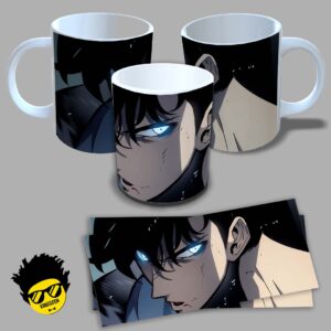 Caneca de porcelana na forma do Solo Leveling (Modelo 01 ) 325ml Aaa