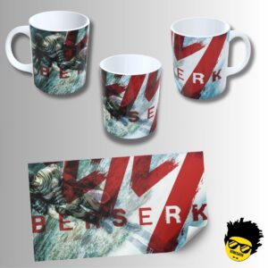 Caneca de Porcelana na forma do Berserk (Modelo 01)