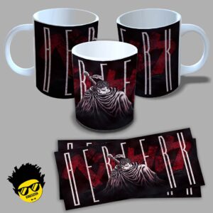 Caneca de Porcelana na forma do Berserk (Modelo 01) 325ML Aaa