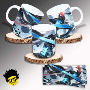Caneca de porcelana na forma do Solo Leveling - Mockup 04