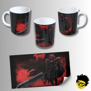 Caneca de Porcelana na forma do Berserk (Modelo 01) - Mockup 06
