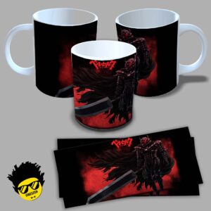 Caneca de Porcelana na forma do Berserk (Modelo 01) 325ML Aaa - Mockup 06