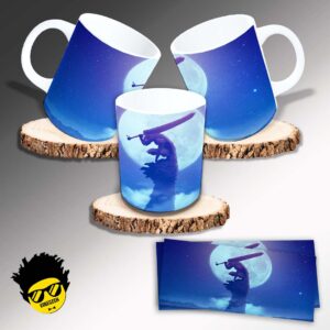 Caneca de Porcelana na forma do Berserk (Modelo 01) 325ML Aaa - Mockup 08