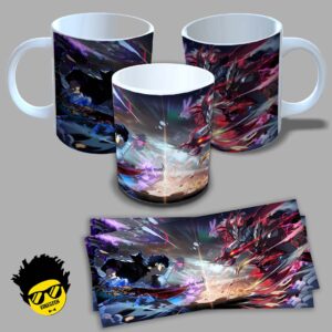 Caneca de porcelana na forma do Solo Leveling (Modelo 01 ) 325ml Aaa - Mockup 08
