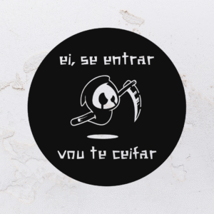 Quadro vazado na forma de um fantasma em MDF (Modelo 01)