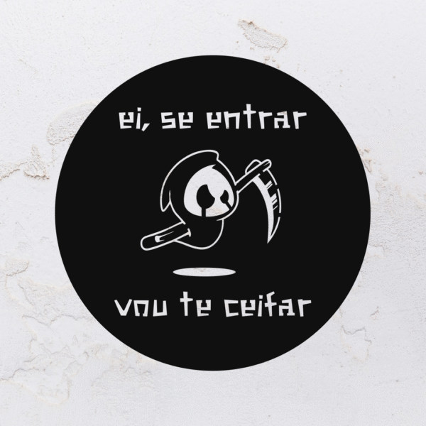 Quadro vazado na forma de um fantasma em MDF (Modelo 01)