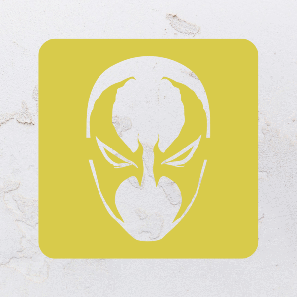Quadro vazado na forma do Spawn em MDF (Modelo 01) - Imagem 2