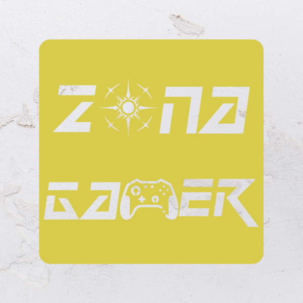 Quadro vazado zona gamer em MDF (Modelo 02) - Imagem 2