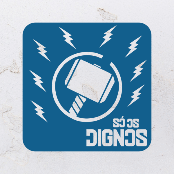 Quadro vazado na forma do Thor em MDF (Modelo 01) - Imagem 3