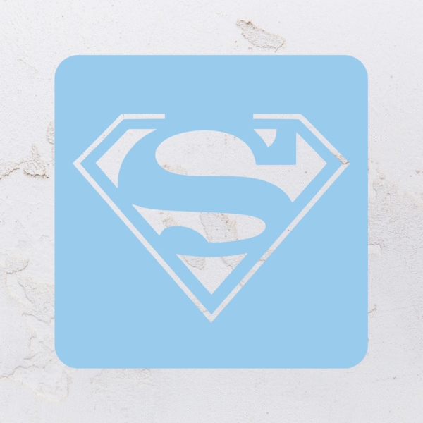 Quadro vazado na forma do Superman em MDF (Modelo 01) - Imagem 4