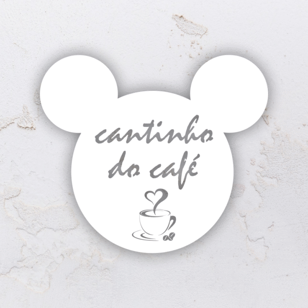 Quadro vazado na forma do Mickey Mouse em MDF (Modelo 03) - Imagem 5