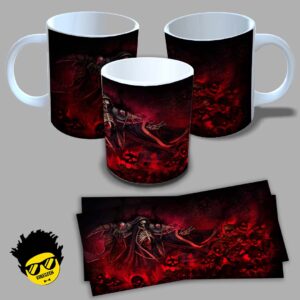 Caneca de porcelana na forma do Overlord (Modelo 01) 325ml Aaa