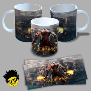 Caneca de porcelana na forma do God of War (Modelo 01) 325ml Aaa