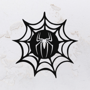 Quadro vazado na forma do Homem Aranha em MDF (Modelo 01)