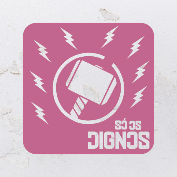 Quadro vazado na forma do Thor em MDF (Modelo 01) - Imagem 6