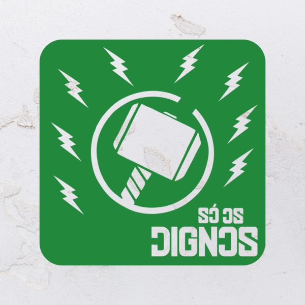 Quadro vazado na forma do Thor em MDF (Modelo 01) - Imagem 8