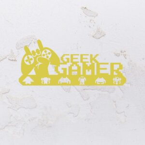 Display de mesa na forma do Geek Gamer em MDF (Modelo 01)