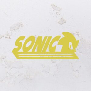 Display de mesa na forma do Sonic em MDF (Modelo 01)