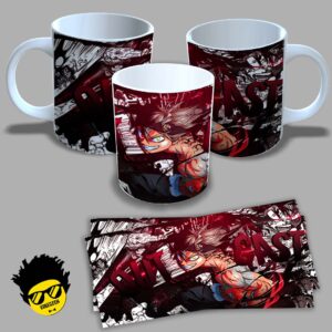 Caneca de porcelana na forma do Black Clover (Modelo 01) 325ml Aaa